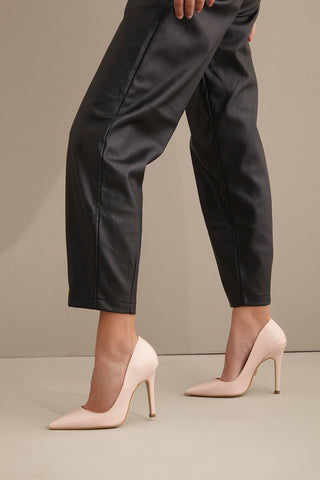153 01 İnce Topuk 10 Cm Nude Mat Stiletto