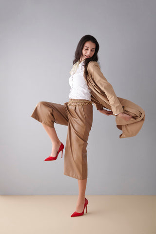 153 01 İnce Topuk 10 Cm Kırmızı Rugan Stiletto