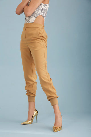 Nadja İnce Topuk 10 Cm Gold Stiletto