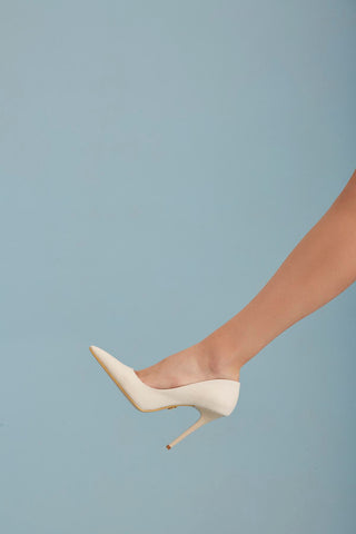 Nadja İnce Topuk 10 Cm Ten Mat Stiletto