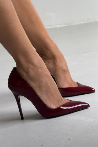 Swag İnce Topuk 10 Cm Cherry Stiletto