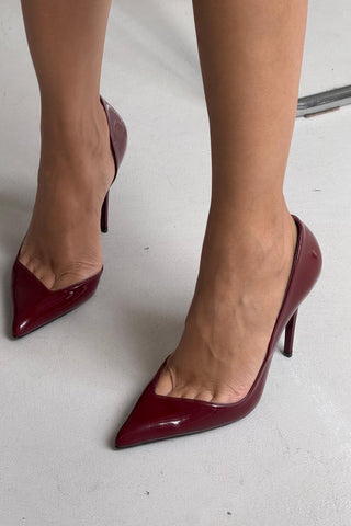 Swag İnce Topuk 10 Cm Cherry Stiletto