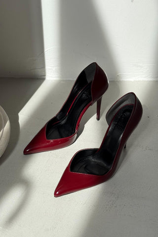 Swag İnce Topuk 10 Cm Cherry Stiletto
