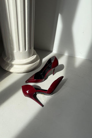 Swag İnce Topuk 10 Cm Cherry Stiletto