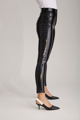 Catchy İnce Topuk 7 Cm Siyah Stiletto