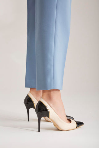 Diverse İnce Topuk 8 Cm Ten Stiletto