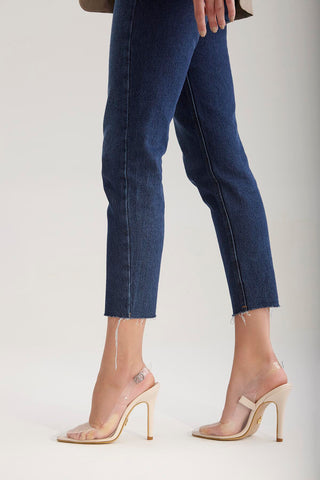 Monica İnce Topuk 10 Cm Ten Mat Stiletto