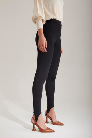 Lydian Kalın Topuk 8 Cm Taba Mat Stiletto