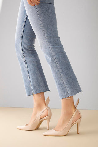 Thumper İnce Topuk 8 Cm Nude Mat Stiletto