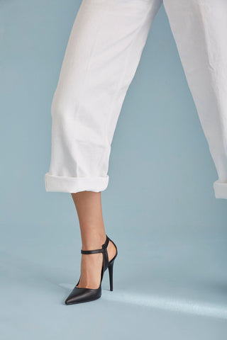 Juno İnce Topuk 10 Cm Siyah Stiletto