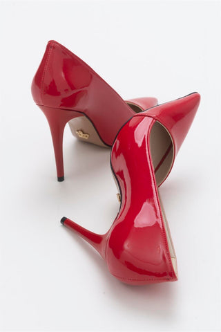 Retha İnce Topuk 10 Cm Kırmızı Stiletto