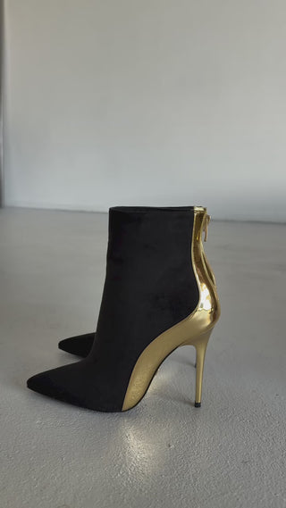 Botine Hayes · Negru, auriu